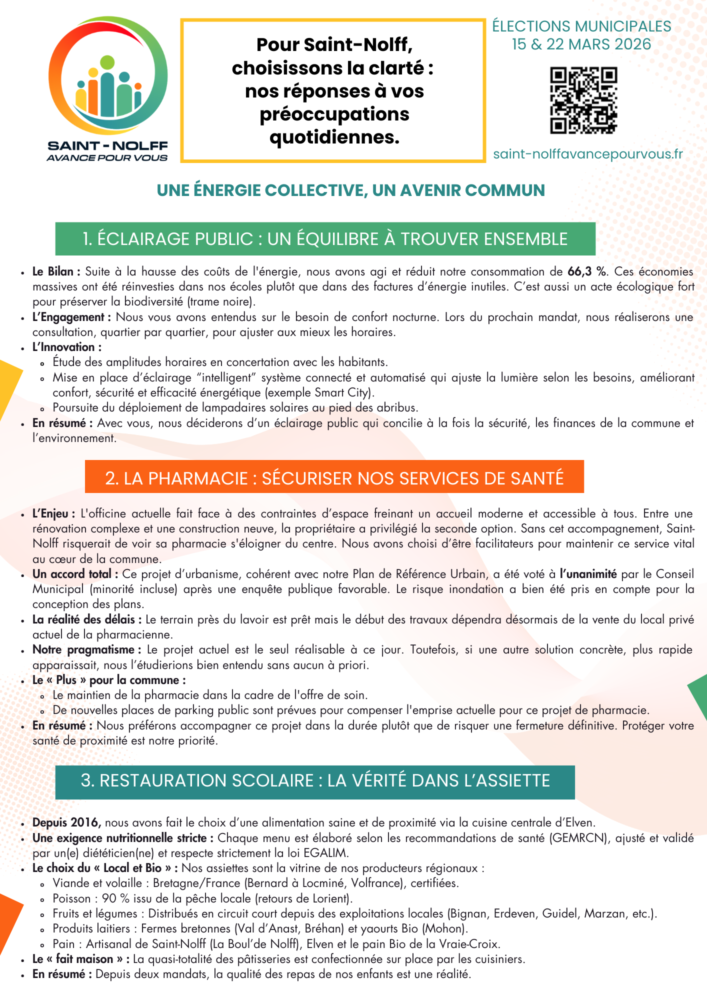 Notre document de synthèse arrive chez vous !